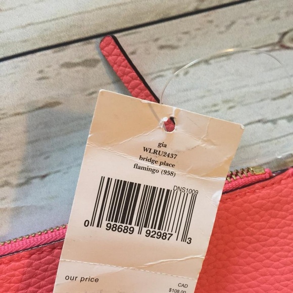 Kate Spade Bridge Place Gia Bow Clutch Pouch - Picture 4 of 6